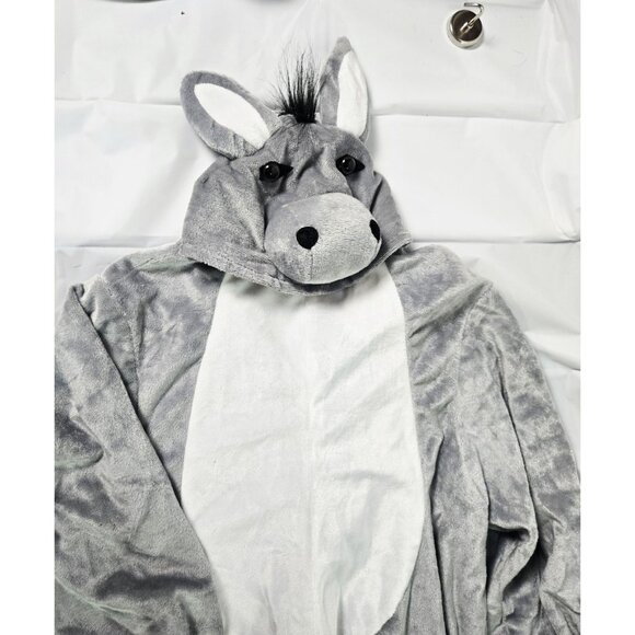 FORUM NOVELTIES Kid’s Plush Donkey Costume Size M 9-10 Gray - Picture 3 of 7